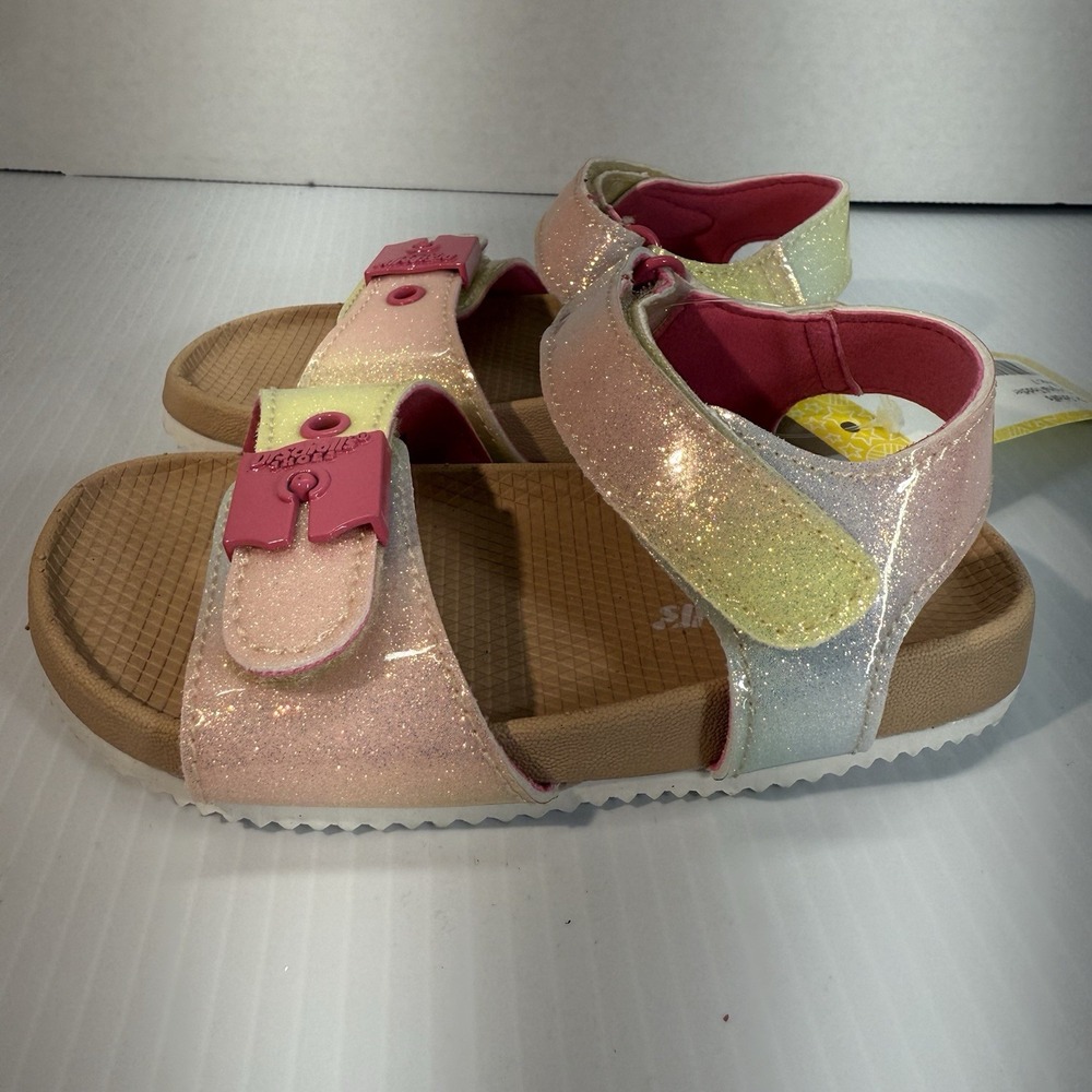 Dr. Scholl's Original Toddler Sandals Rainbow Smooth Straps Infant Girls Size 7M